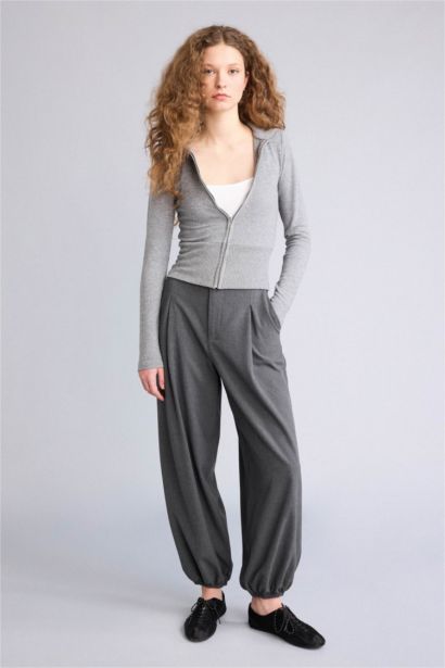 Balloon Fit Double Pocket Trousers