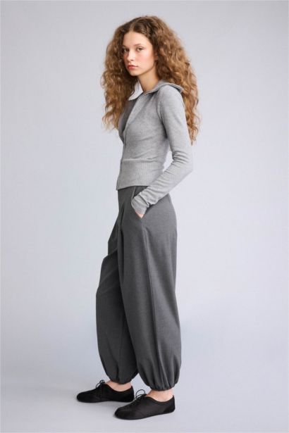 Balloon Fit Double Pocket Trousers