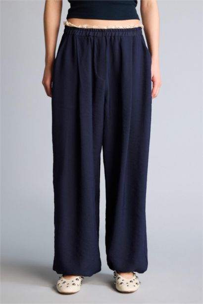 Balloon Fıt Normal Bel Pantolon