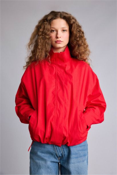 Hakim Yaka Tafta Poplin Ceket