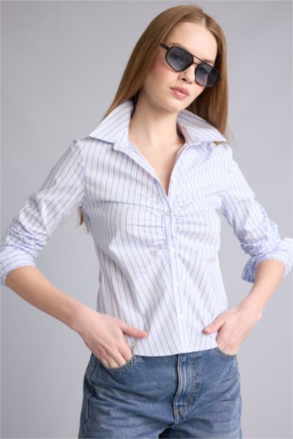 Fıtted Bengalin Gömlek