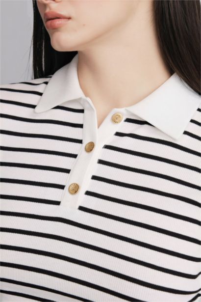 Woman Short Sleeve Polo T-Shirt