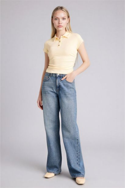 Woman Short Sleeve Polo T-Shirt