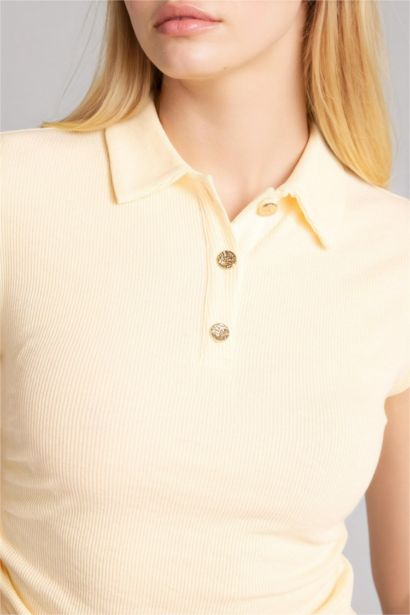 Woman Short Sleeve Polo T-Shirt