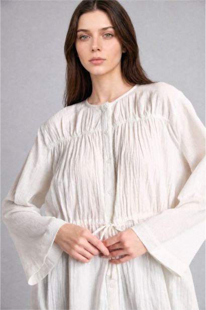 Regular Fit Wowen Fabrics Long Sleeve Tunic