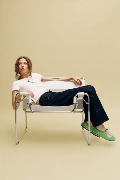 Dısney Mıckey & Mınnıe Fıtted Nakışlı Tişört