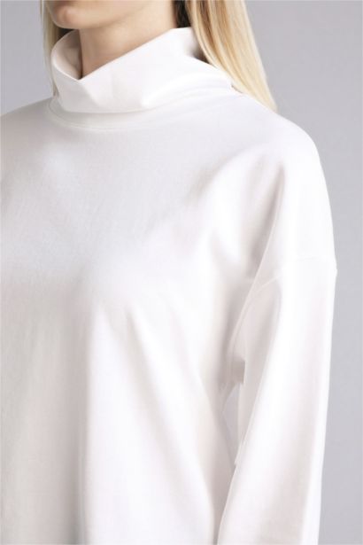 Футболка Premium Relax Fit с воротником-стойкой