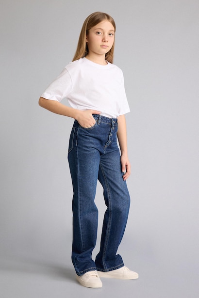 Girl Wide Leg Jeans