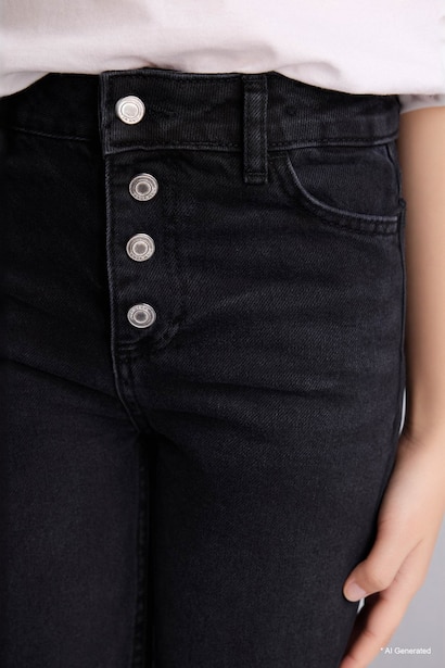 Bootcut Fit Jean Kız Çocuk