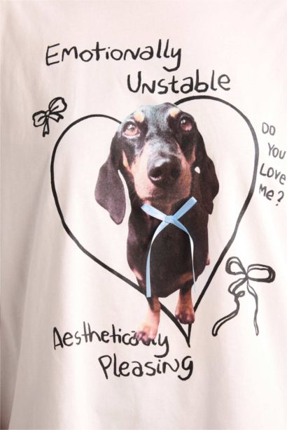 تيشيرت اوفر سايز مطبوع