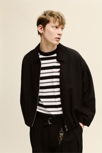 جاكيت جلد صناعي اوفر سايز