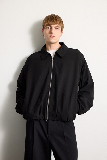 Zipper Puffer Jacket
