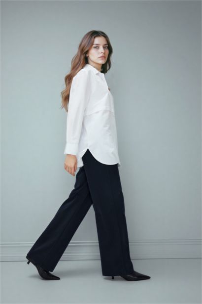 Straight Fit Trousers