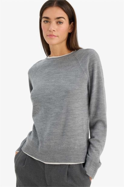 Relax Fit Crew Neck Pullover