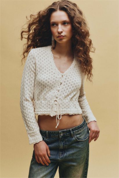 Slim Fit V-Neck Cardigan