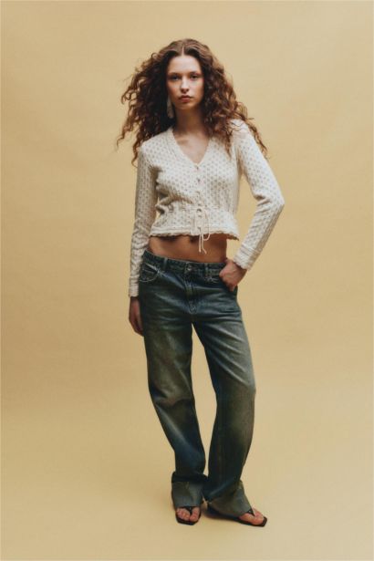 Slim Fit V-Neck Cardigan