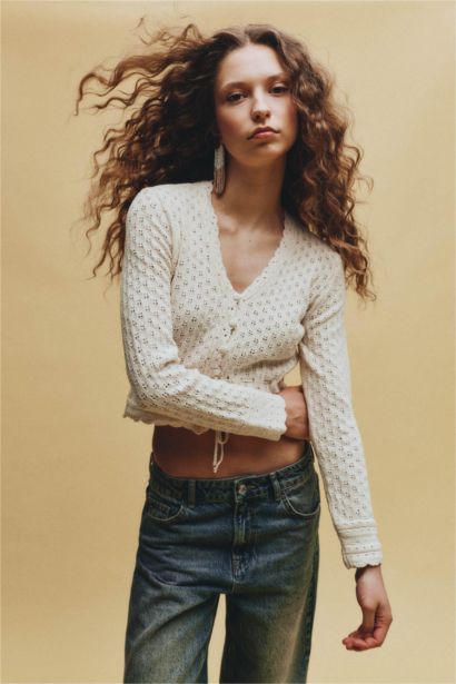 Slim Fit V-Neck Cardigan