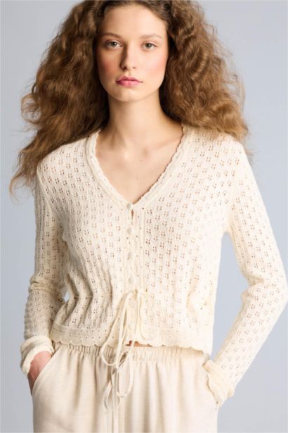 Slim Fit V-Neck Cardigan