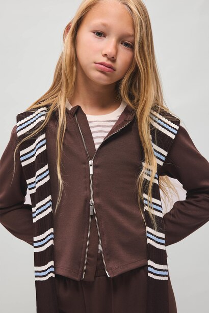 Girl Modal Zip-Up Hoodie