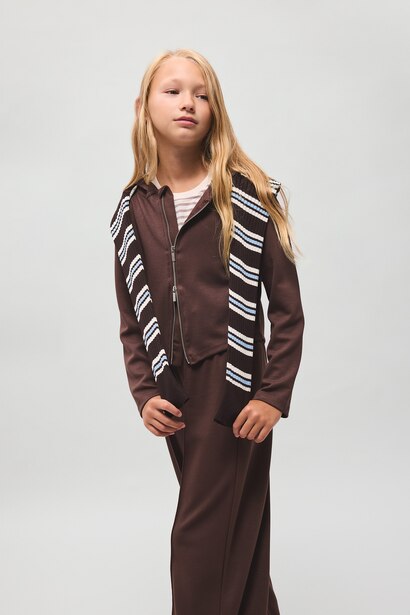 Girl Modal Zip-Up Hoodie