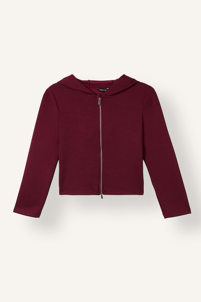 Slim Fit Hooded Cardigan