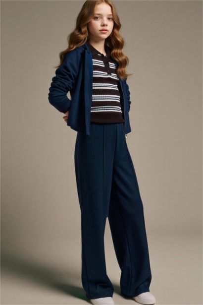 Girl Wide Leg Modal Trousers