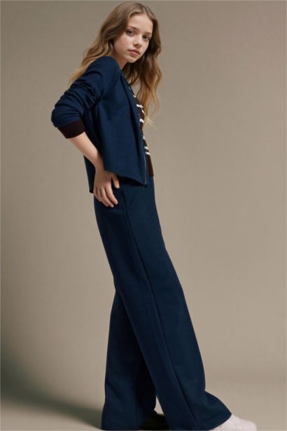 Girl Wide Leg Modal Trousers