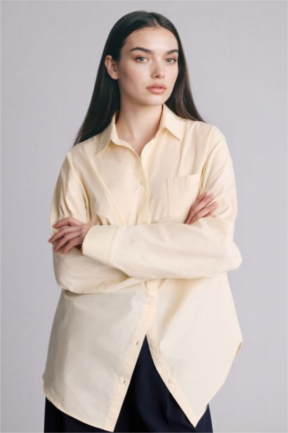 үлкен пішім Ұзын жеңді көйлек