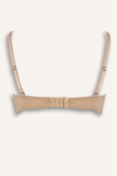 Micro Kaplı Pedli Balenli Straplez Sütyen