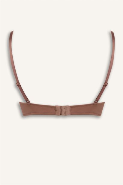 Micro Kaplı Pedli Balenli Straplez Sütyen