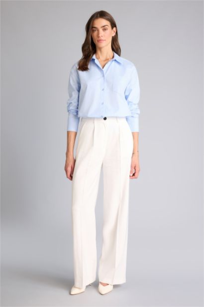 قميص ردن طويل أوكسفورد اوفر سايز