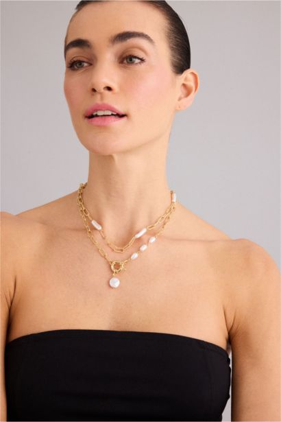 Woman 2 Piece Necklace Set