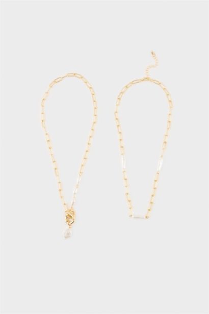 Woman 2 Piece Necklace Set