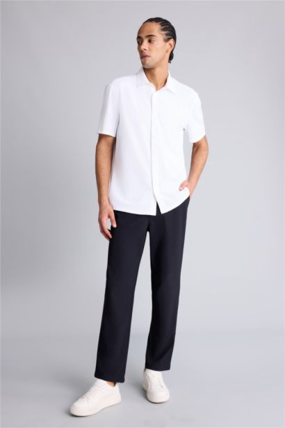 Рубашка Slim Fit с коротким рукавом