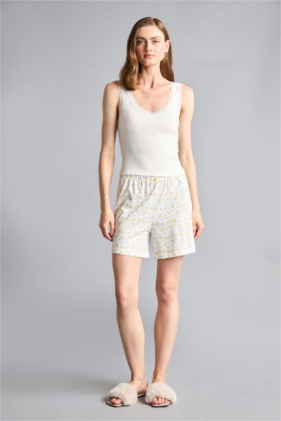 Regular Fit Desenli Pijama Alt
