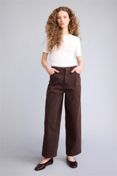 Брюки со средней талией для женщин