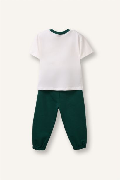 2 piece Regular Fit Crew Neck Snoopy Licensed Set