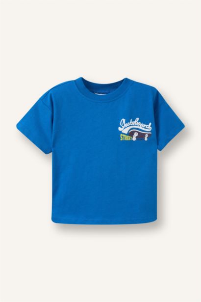 Baby Boy Skateboard Print T-Shirt