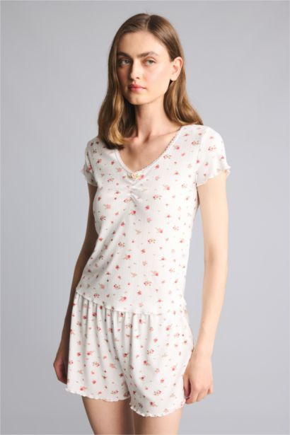 Regular Fit Desenli 2'li Pijama Takımı
