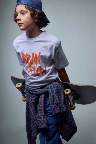 Regular Fit Printed Short Sleeve T-Shirt