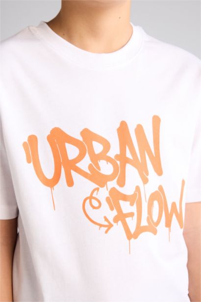 Regular Fit Printed Short Sleeve T-Shirt