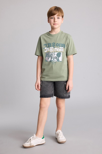 Boy Printed 100% Cotton T-Shirt