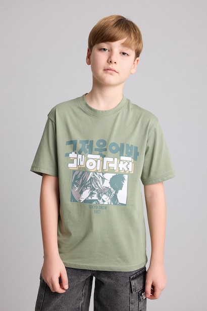 Boy Printed 100% Cotton T-Shirt