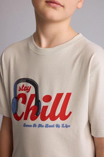 Boy Regular Fit Printed Short Sleeve T-Shirt
