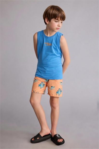 Baskılı Atlet Erkek Çocuk