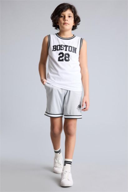 Boy Regular Fit Printed Tank Top