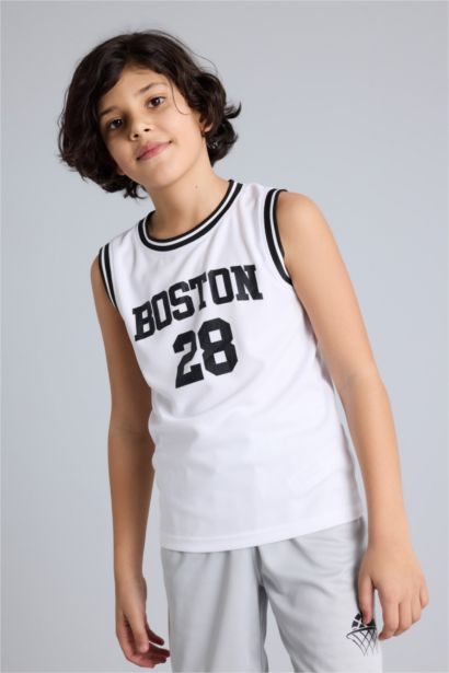 Boy Regular Fit Printed Tank Top