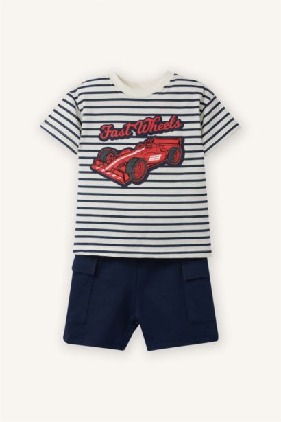 Baby Boy Vehicle Print 2 Piece Set