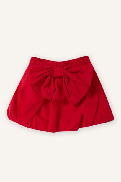 Baby Girl Poplin Balloon Fit Skirt