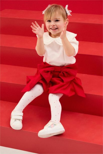 Poplin Etek Kız Bebek